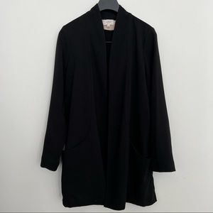 ARITZIA Wilfred Long Black Blazer